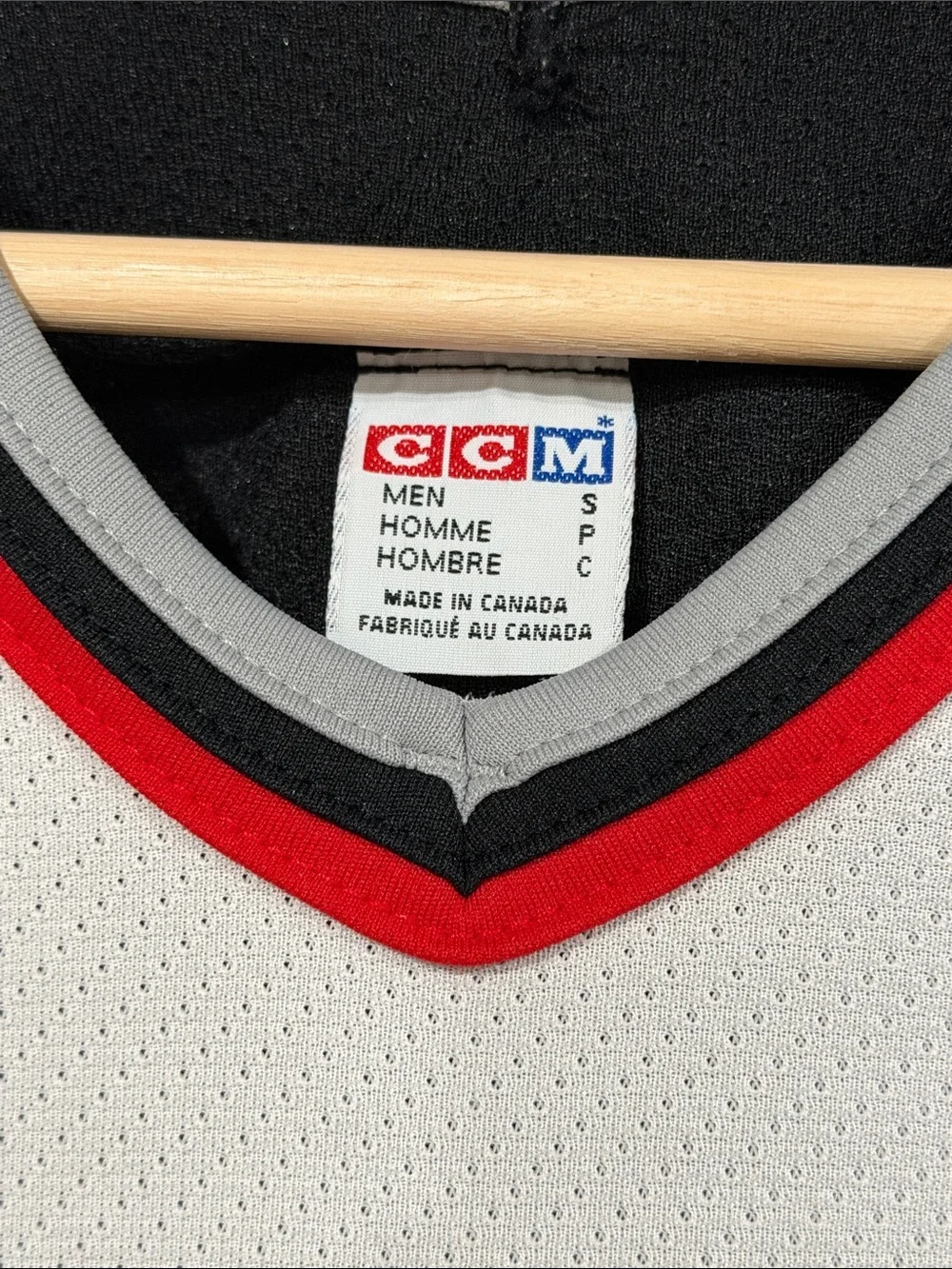 CCM Atlanta Inferno Red & White Hockey Sweatshirt Jersey Small